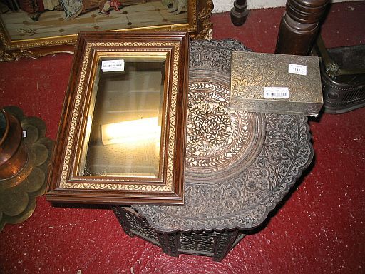 An Eastern carved table