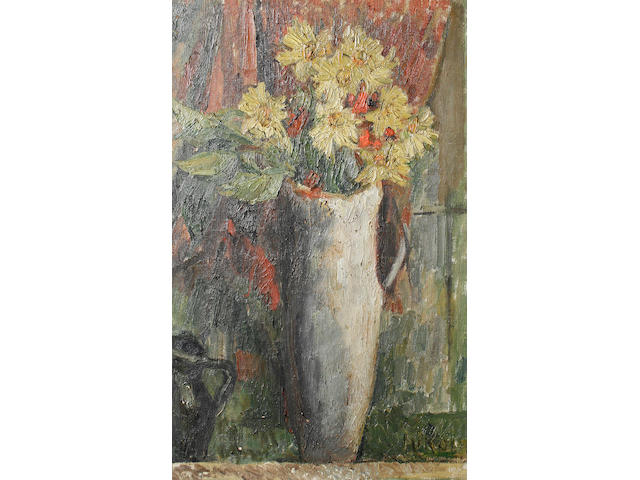 Michel Kiko&#239;ne (French/Russian, 1892-1968) Fleurs dans une cruche