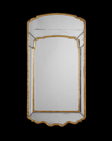 A George I carved giltwood mirror
