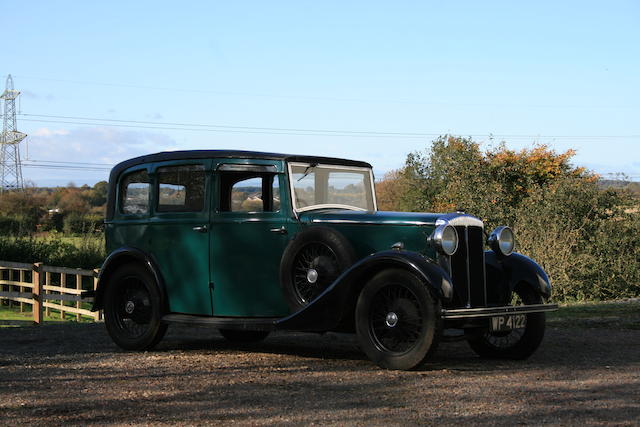 1933 Daimler 15hp Saloon  Chassis no. 15-34837 Engine no. 64236