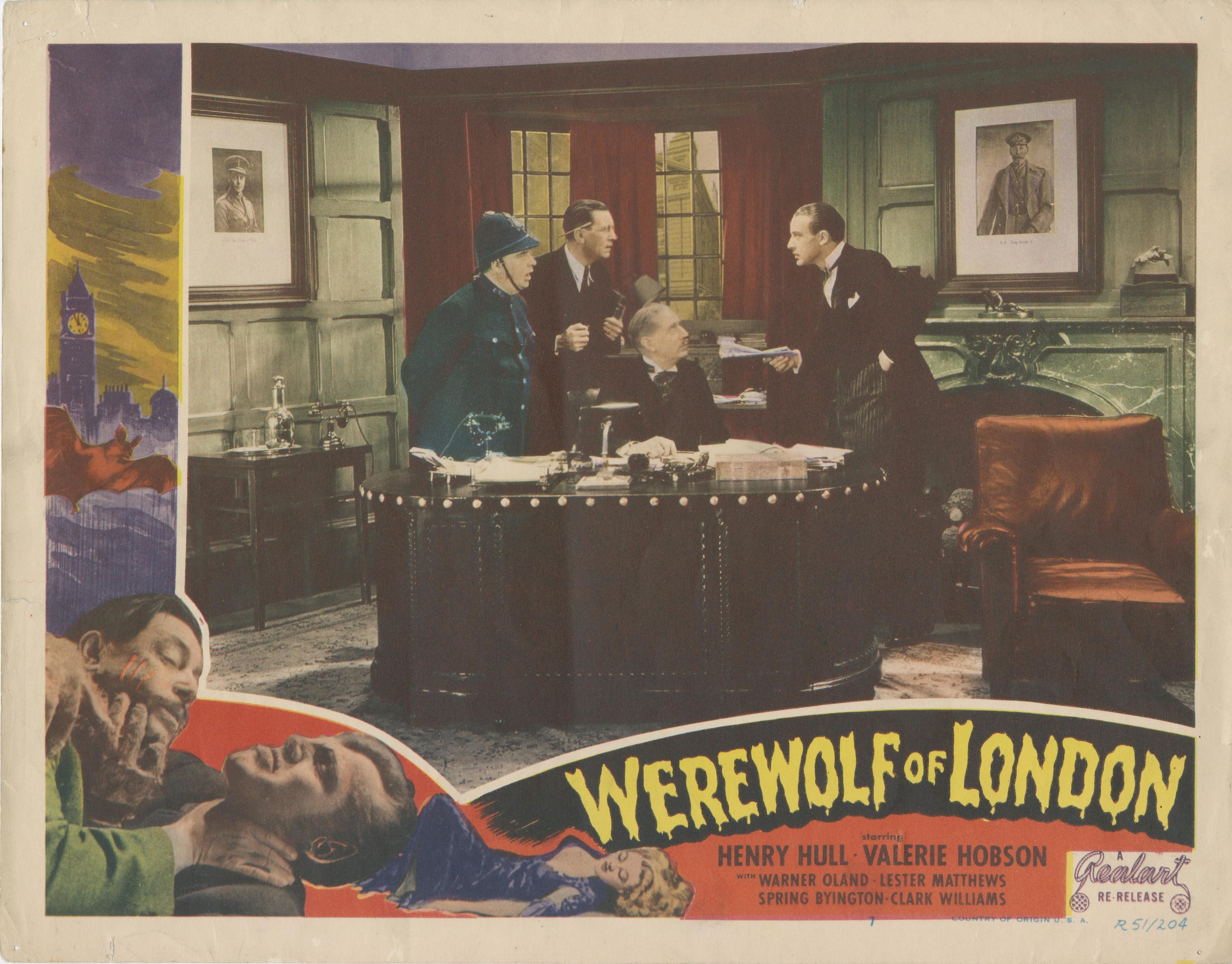 A collection of London-related film posters and lobby cards;