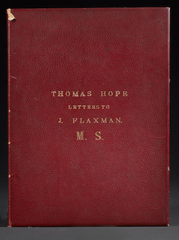 THOMAS HOPE (1769-1831) Letters to J.Flaxman M.S