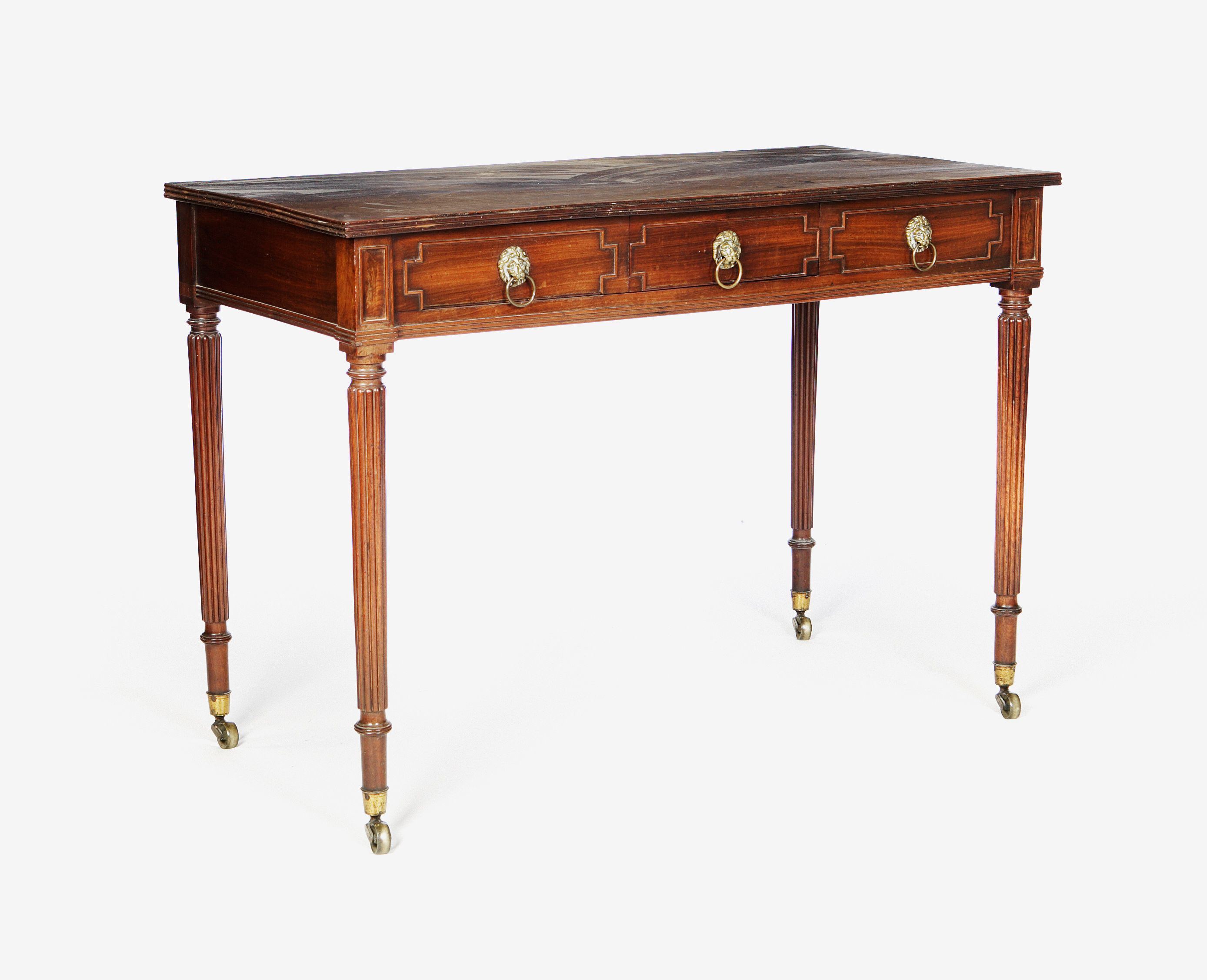 A Regency mahogany side table
