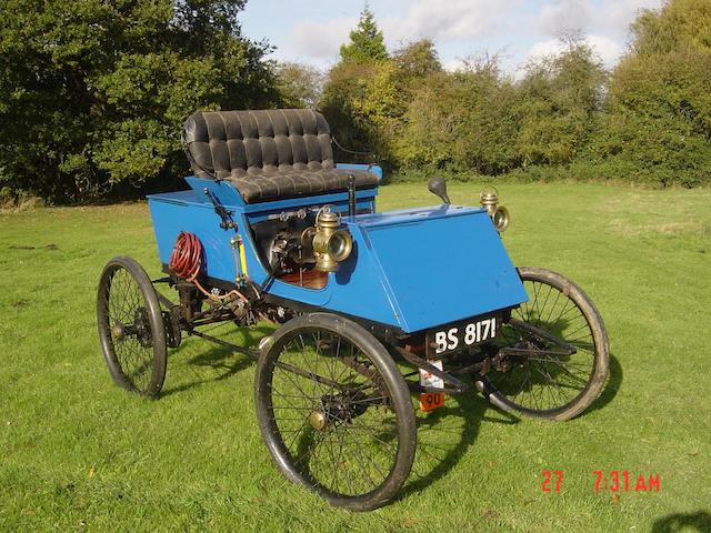1901 American Steamer 5hp Two Seater Runabout  Chassis no. SW 24702 PA