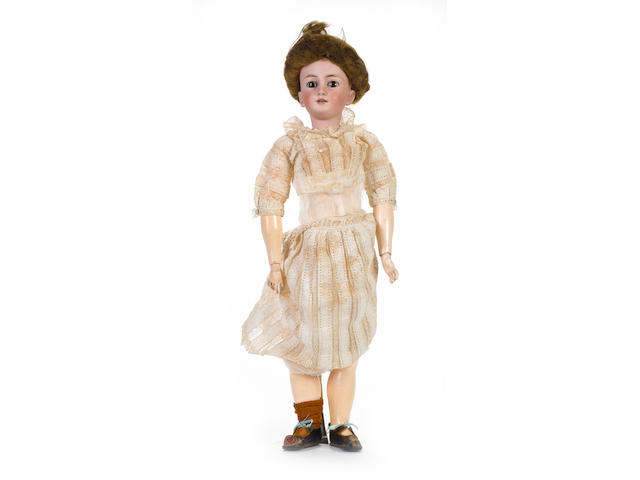 Rare Simon & Halbig 1159 bisque head character lady doll