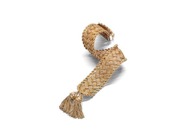 A 1960s gold bracelet, by Bulgari