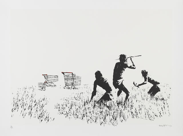 Banksy (British, born 1975) 'Trolleys', 2006