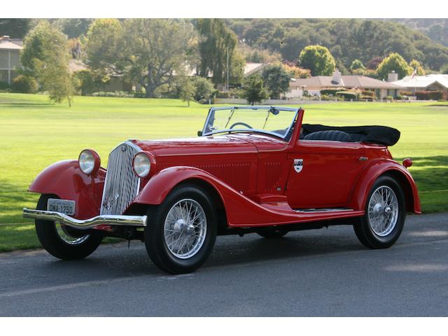 1933 Alfa Romeo 6C 1750 Sixth Series Supercharged Gran Sport Cabriolet  Chassis no. 121215037 Engine no. 121215037