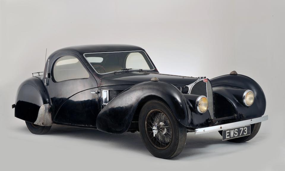 Originally the property of Francis Curzon, The 5th Earl Howe, CBE, PC, VD.,1937 Bugatti Type 57S Atalante Coup&#233;  Chassis no. 57502 Engine no. 26S