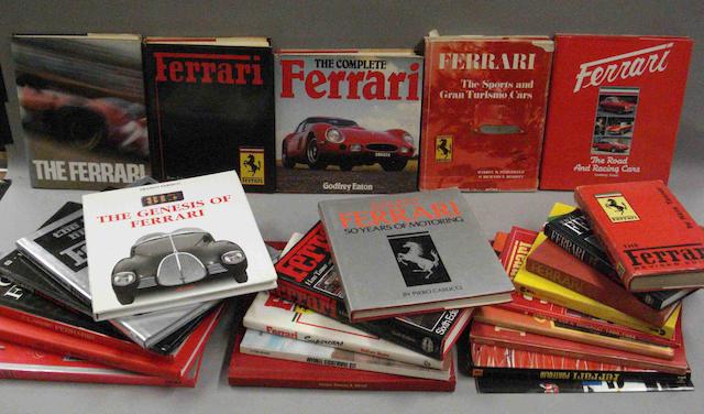 A lot of general Ferrari literature,