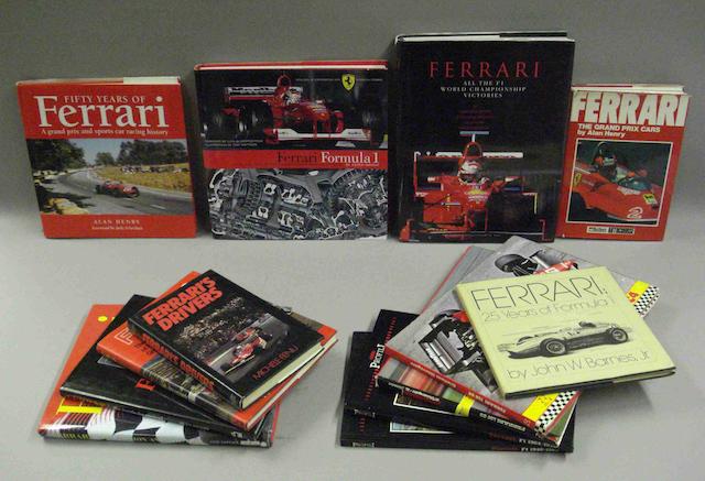 A lot of literature relating to Ferrari competition activities,