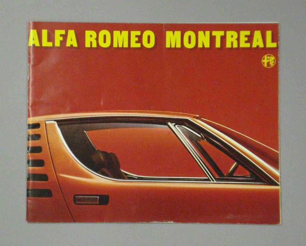 An Alfa Romeo Montreal sales brochure,