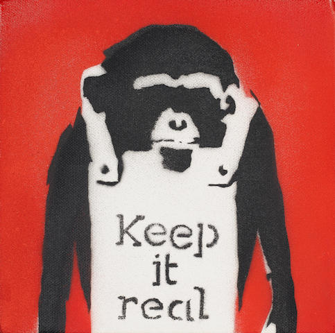Banksy (British, born 1975) 'Keep It Real', 2002