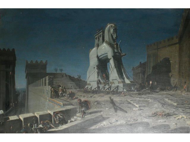 Henri Paul Motte (French, 1846-1922) The Trojan Horse