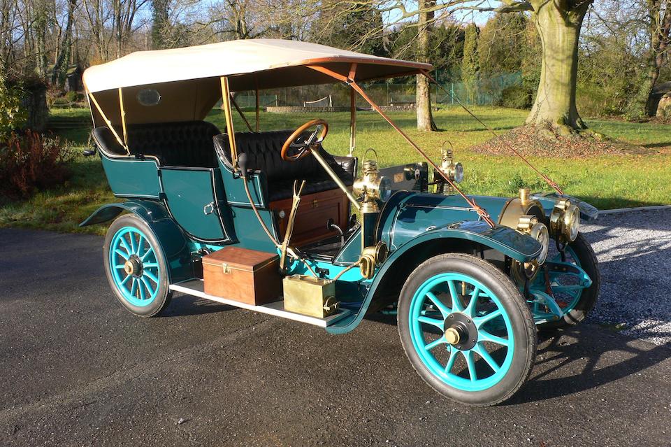 1908 Germain Chainless 18/22hp Dual Phaeton &#8216;Roi des Belges&#8217;  Chassis no. 11.465 Engine no. 1701