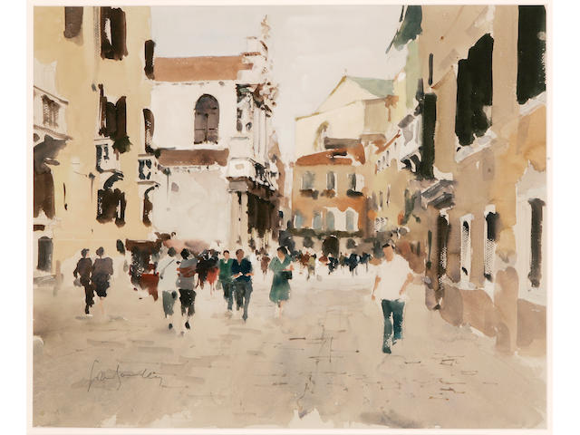 John Yardley (British, born 1933) Santa Maria del Giglio, Venice