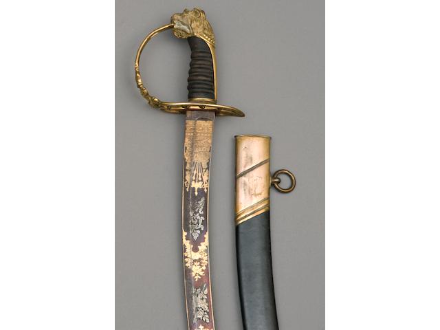 An 1803 Pattern Infantry Officer's Sword To The East India Company