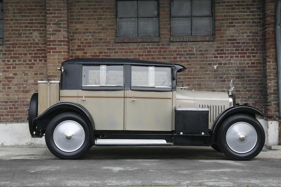 Only 32,000 kilometres from new,1926 Voisin C7 &#145;Lumineuse&#146; Saloon  Chassis no. 15262