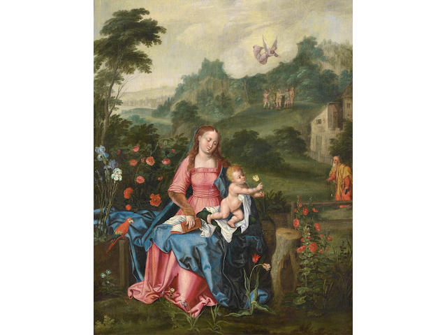 Flemish School, 17th Century The Madonna and Child,