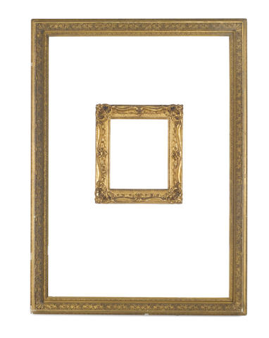 A French 19th Century gilded composition frame