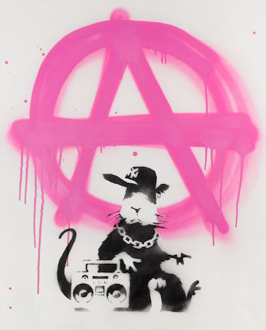 Banksy (British, born 1975) 'Anarchy Rat', 2006