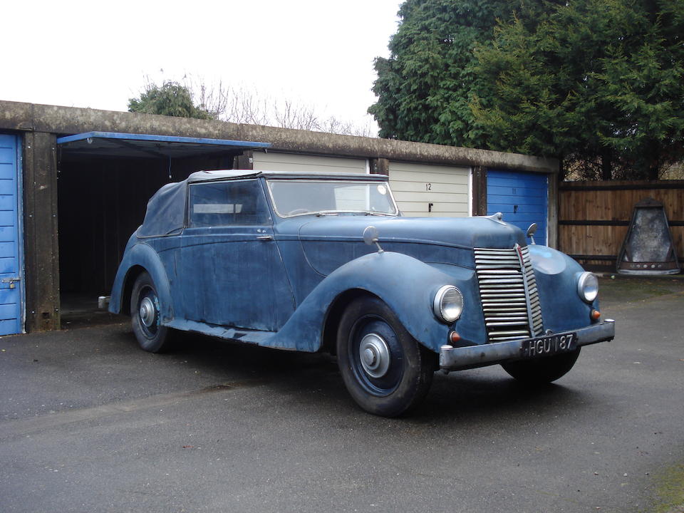 1946 Armstrong Siddeley 18hp Hurricane Drophead Coup&#233;  Chassis no. 161020 Engine no. 161023