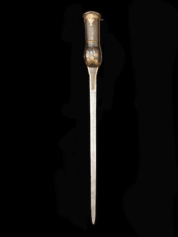A koftgari elephant gauntlet Sword (pata) India, 19th Century(2)