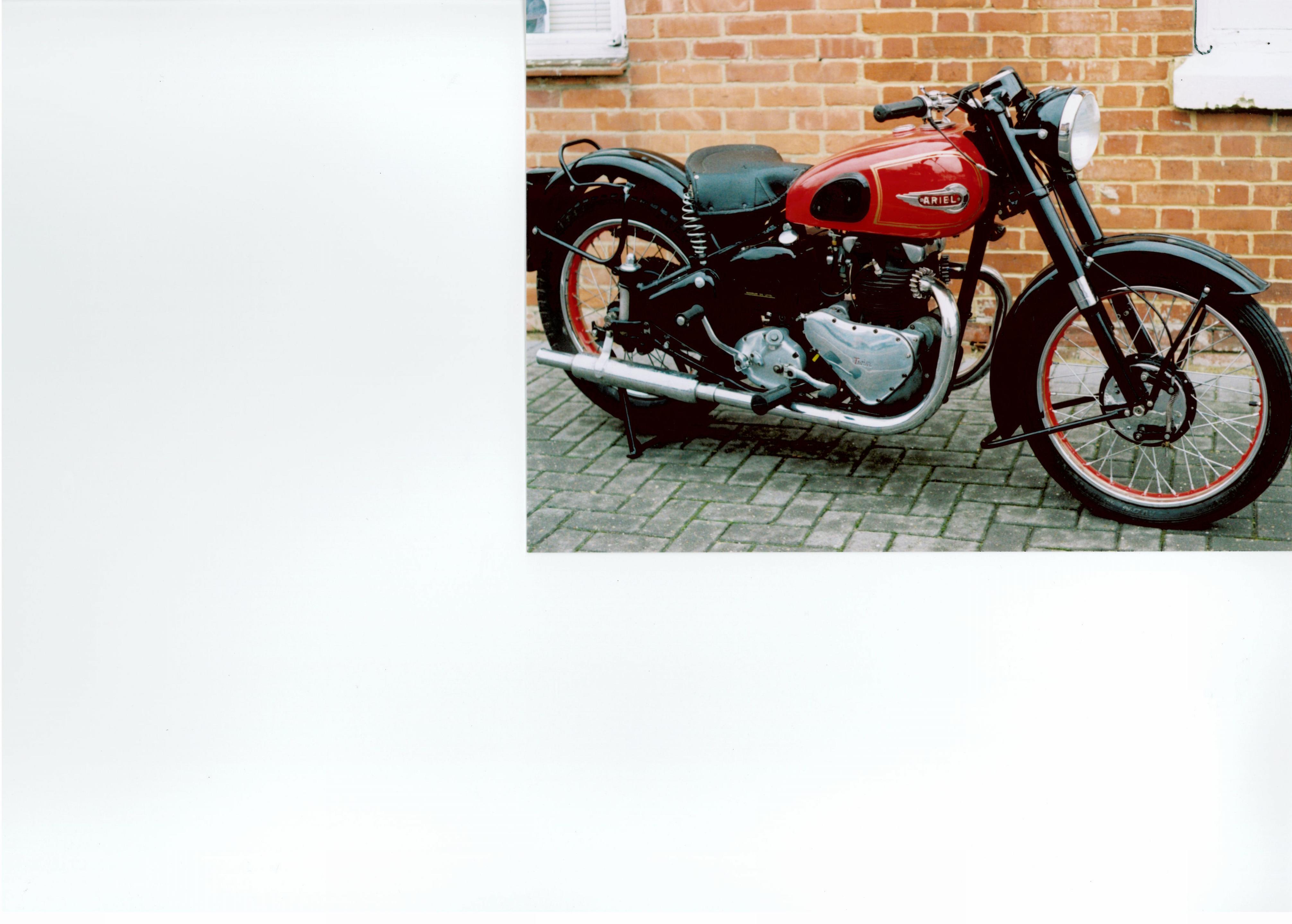 Ariel 500 KH Red Hunter 1950 Carte moto Collection Atlas 