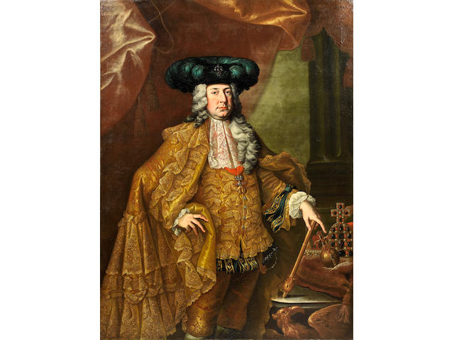 Marten van Mytens II (Stockholm 1695-1770 Vienna), and studio Portrait of the Emperor Francis I, thr