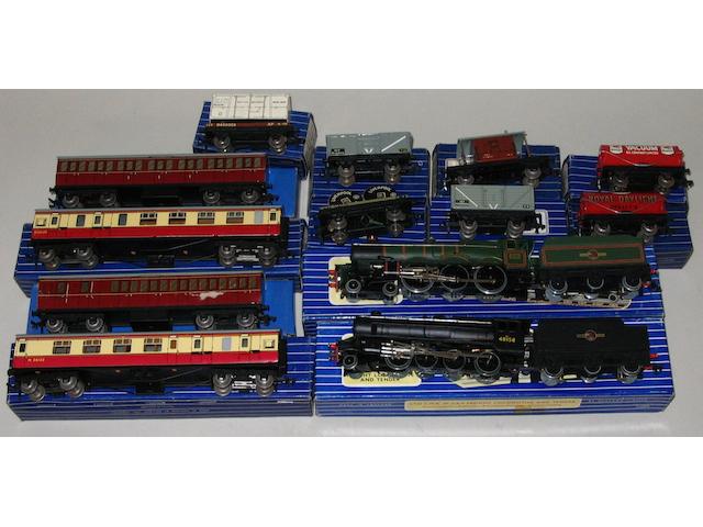 Hornby Dublo locomotive and rolling stock qty