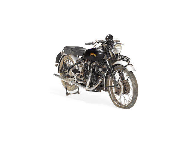 One family ownership for 46 years 1951 Vincent 998cc Series C Black Shadow Frame no. RC8064B Engine