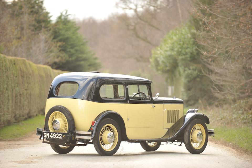 1931 Swift Ten Two-door Coup&#233;  Chassis no. 4333 Engine no. 4333T