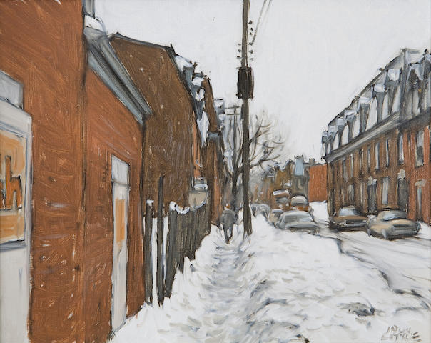 John Geoffrey Caruthers Little, ARCA (Canadian, born 1928) Rue Panet, Montreal