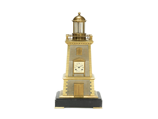 A late 19th century French lighthouse automata The automata movement stamped Legrand Aine