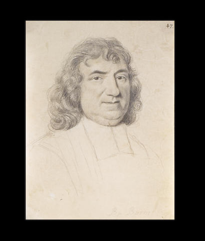 English School Two portrait studies, Thomas White (1628-1698), Bishop of Peterborough and Gilbert Bu