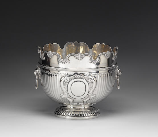An Edwardian silver punch bowl, by William Hutton & Sons, London 1902,