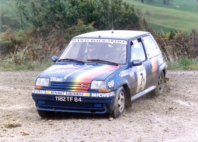 Bonhams The Ex Alain Oreille The World Rally Champion Group N 1990 Renault 5 Gt Turbo Group N Rally Car Chassis No Bonhams The Ex Alain Oreille The World Rally Champion Group N 1990 Renault 5 Gt Turbo Group N Rally Car Chassis No