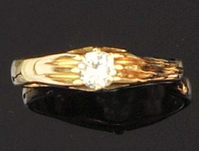 A single stone diamond ring