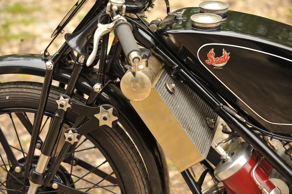 The Ex-Harry Langman, Isle of Man TT, Works,1927 Scott 498cc Racing Motorcycle  Frame no. 1927TT3 Engine no. SP HL 27
