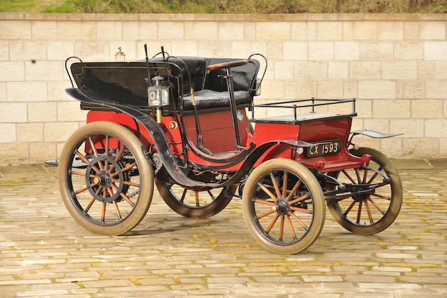 1901 Stirling 5hp Dos-&#224;-dos Light Dog Cart  Chassis no. 443 Engine no. 443