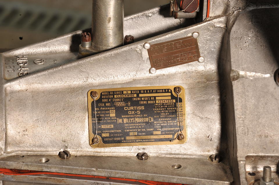 1918 Curtiss OX Series 5 V8 Aero Engine  Engine no. 11714