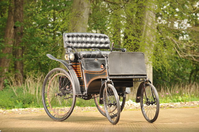 Ex-Cameron Peck and Henry Austin Clark,1899 Hertel 3hp Runabout  Chassis no. Car No.  28