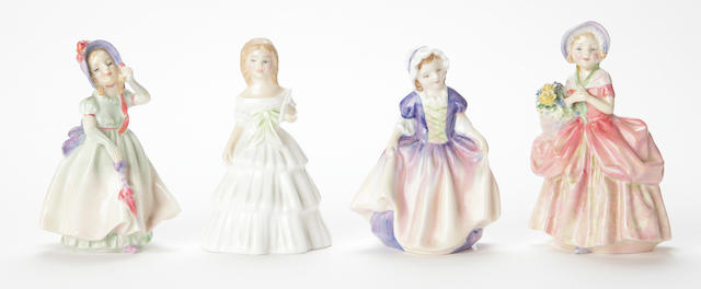 A collection of four Royal Doulton figures