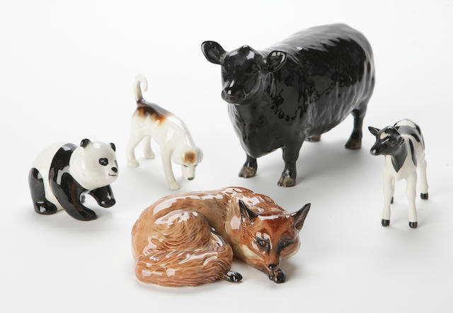 A collection of Beswick figures