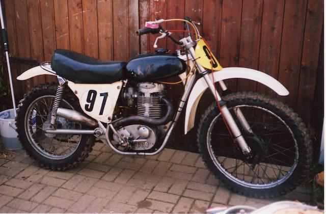 1972 CCM 608cc Big Six 600 Motocross Frame no. 67537 Engine no. 100 88 1073 7