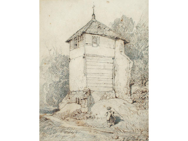 John Sell Cotman (British, 1782-1842) Kirkby Bedon Tower, Norfolk