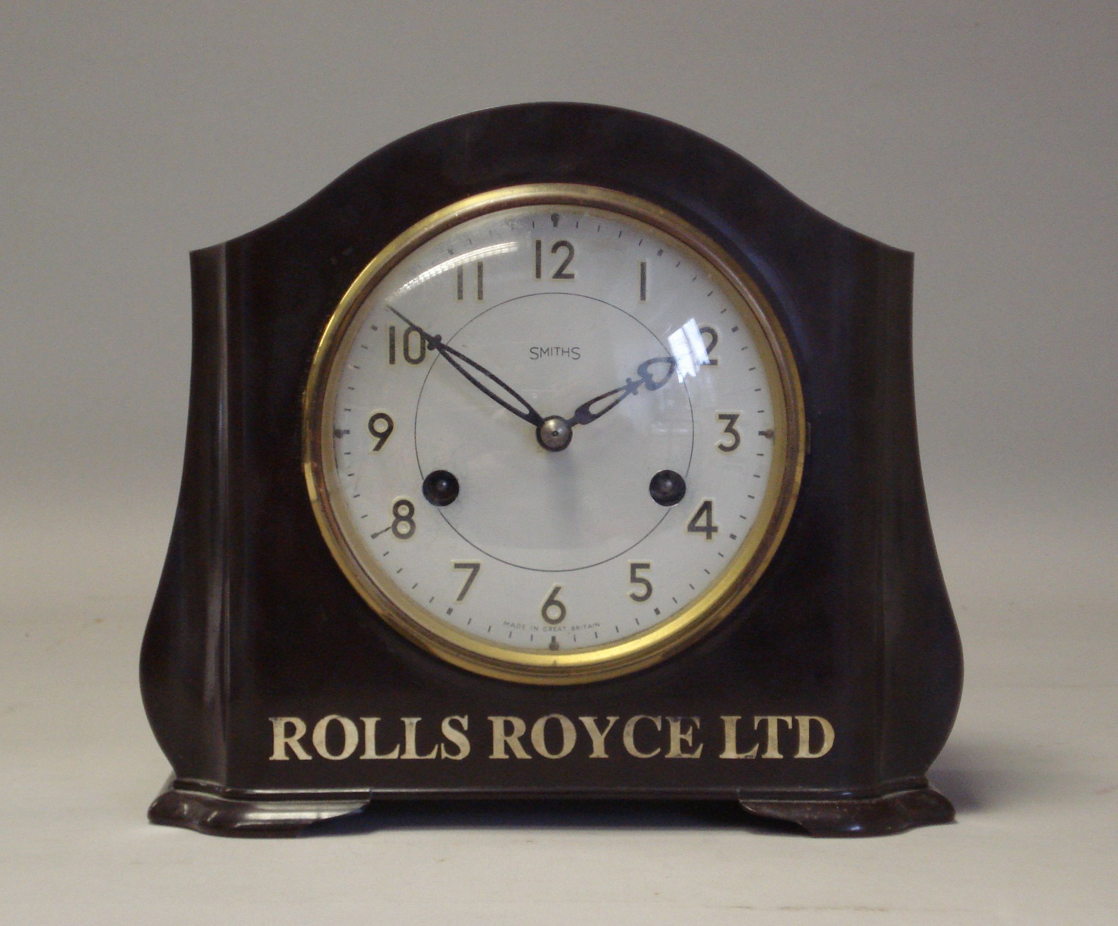 Clock Thomas Royle Bonhams Cars : A Rolls-Royce mantle clock,