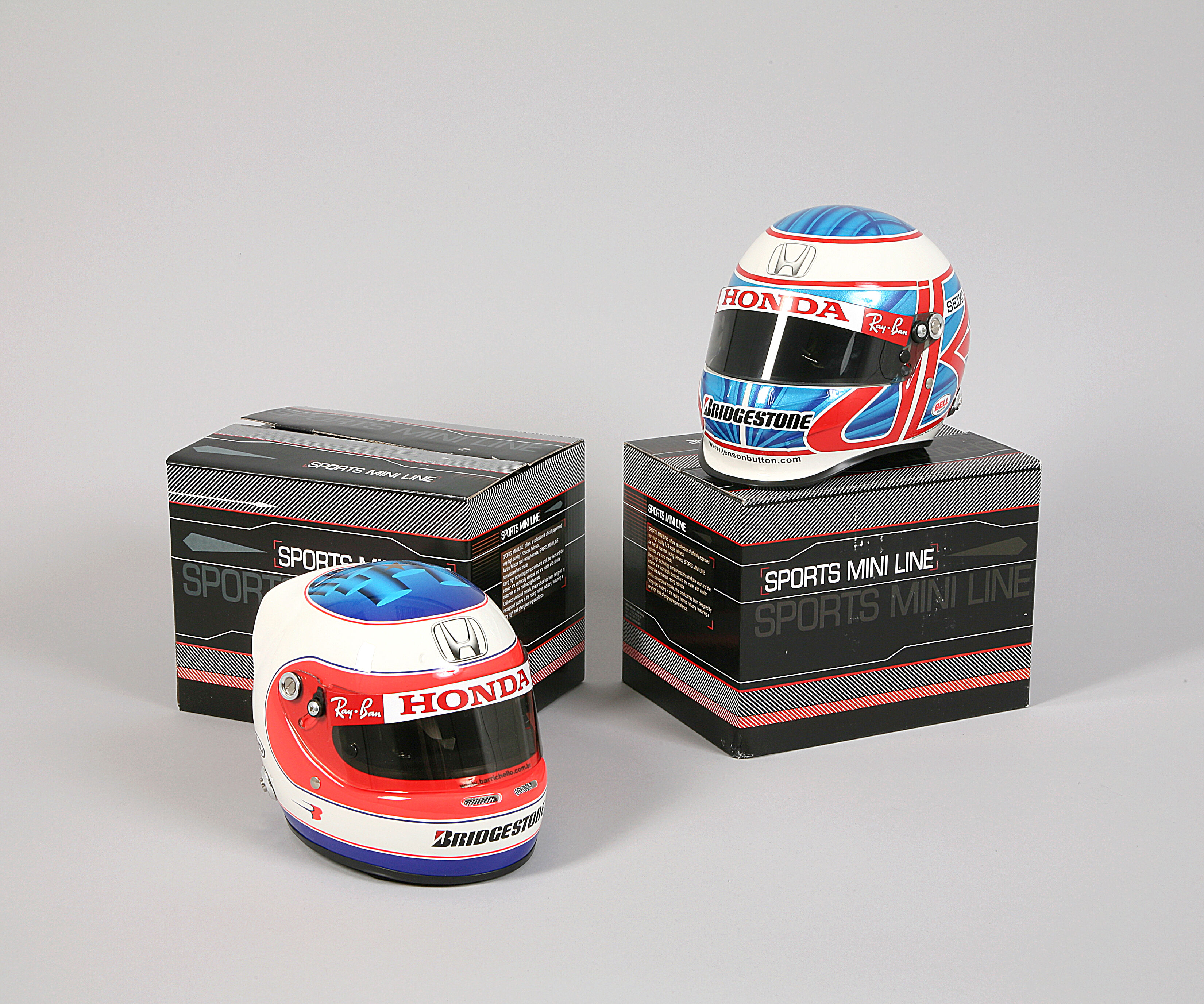 Scale Racing Helmets Bonhams Cars : Two half-scale helmets, 2008,