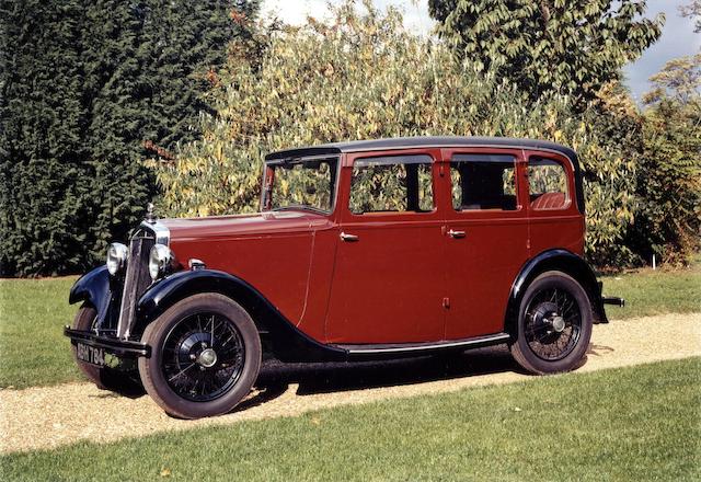 1933 Lanchester Ten Saloon  Chassis no. 16451 Engine no. 59471