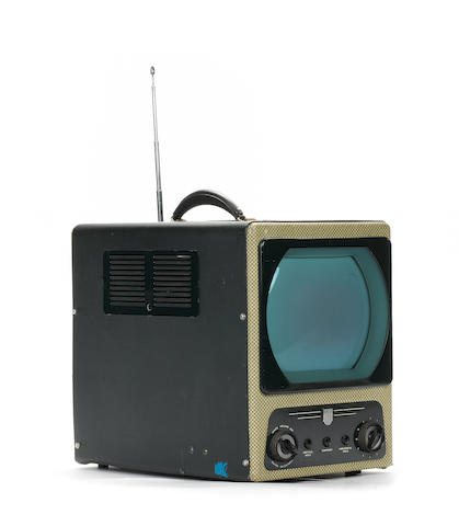 An Ekco type TMB272 portable television, 1955,
